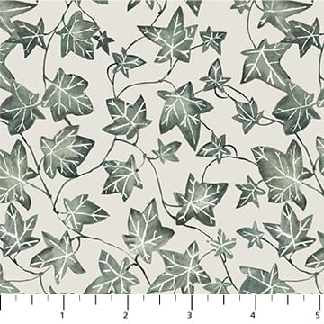 Figo Fabrics Charmwood Ivy Quilting Cotton Fabric- Green