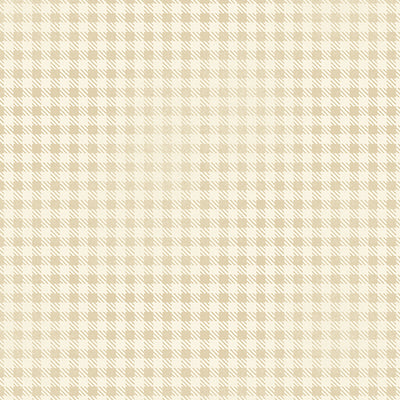 Benartex Heartland Wool Check Quilting Cotton Fabric- Natural