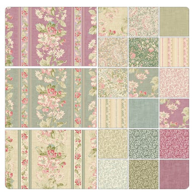 Benartex Beloved Apple Blossom Quilting Cotton Fabric- Washed Rose