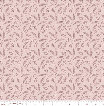 Riley Blake A Walk on the Prairie Wheat Quilting Cotton Fabric- Dusty Pink