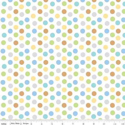 Riley Blake Special Delivery Dots Quilting Cotton Fabric- Multi