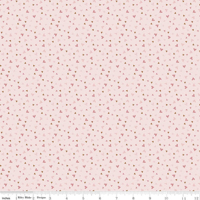 Riley Blake Baby Girl Hearts Quilting Cotton Fabric- Pink