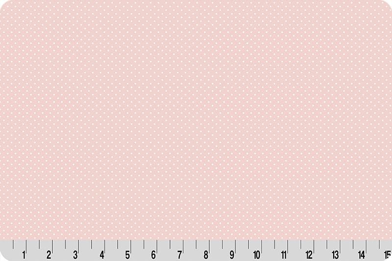 Shannon Fabrics Cottage Rose Lane Bitty Dot Quilting Cuddle 43/44" wide- Seashell