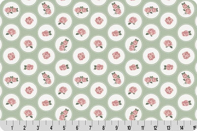 Shannon Fabrics Cottage Rose Lane Brighton Rose Quilting Cuddle 43/44" wide- Meadow