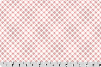 Shannon Fabrics Cottage Rose Lane Gingham Quilting Cuddle 43/44" wide- Seashell
