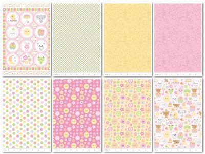 Riley Blake Bundle of Joy Blossoms Quilting Cotton Fabric- Yellow