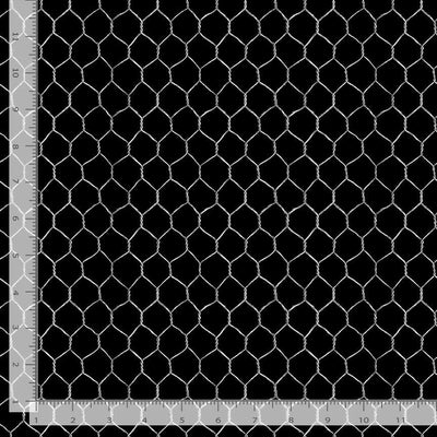 Timeless Treasures Rolling Hills Chicken Wire Quilting Cotton Fabric- Black