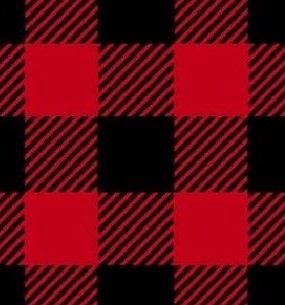 Red & Black Checkered Polar Fleece