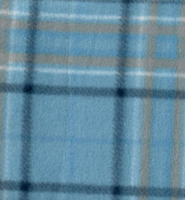 Charles Blue Plaid Polar Fleece