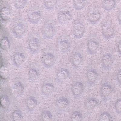Lilac Softee Dot Minky Fleece