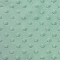 Mint Softee Dot Minky Fleece