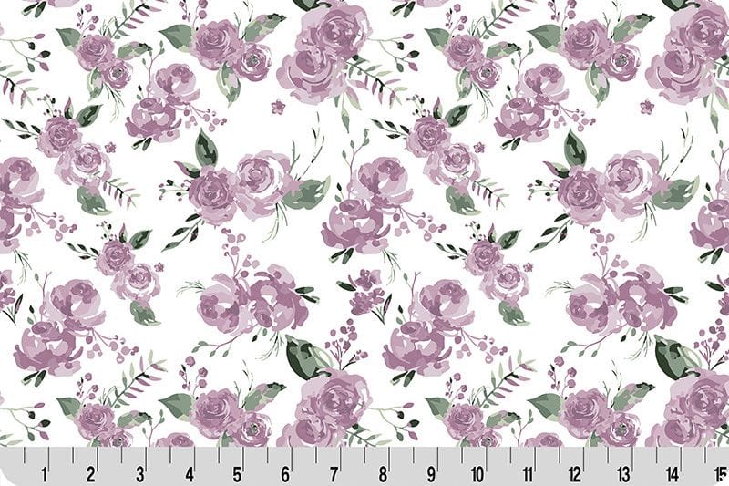 Shannon Fabrics Garden Bouquet Bouquet Quilting Cuddle 43/44" wide- Snow