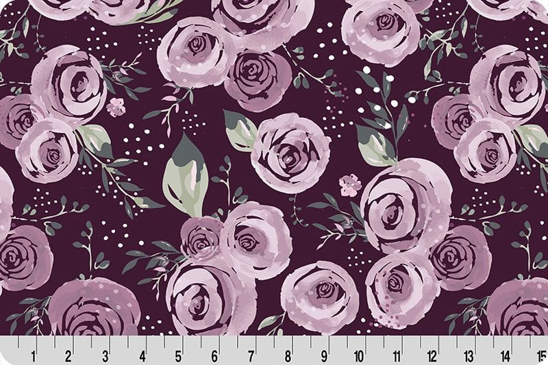 Shannon Fabrics Garden Bouquet Rose Quilting Cuddle 43/44" wide- Woodrose