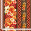 Timeless Treasures Gather With a Grateful Heart Harvest Floral 11" Stripes Quilting Cotton Fabric- Multi