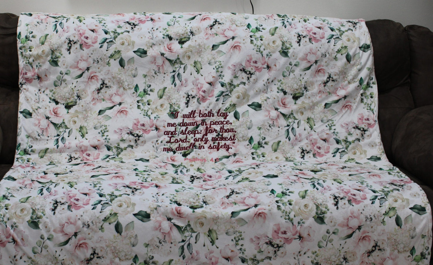 SO SOFT Cuddle Personalized/KJV Embroidered Blankets!