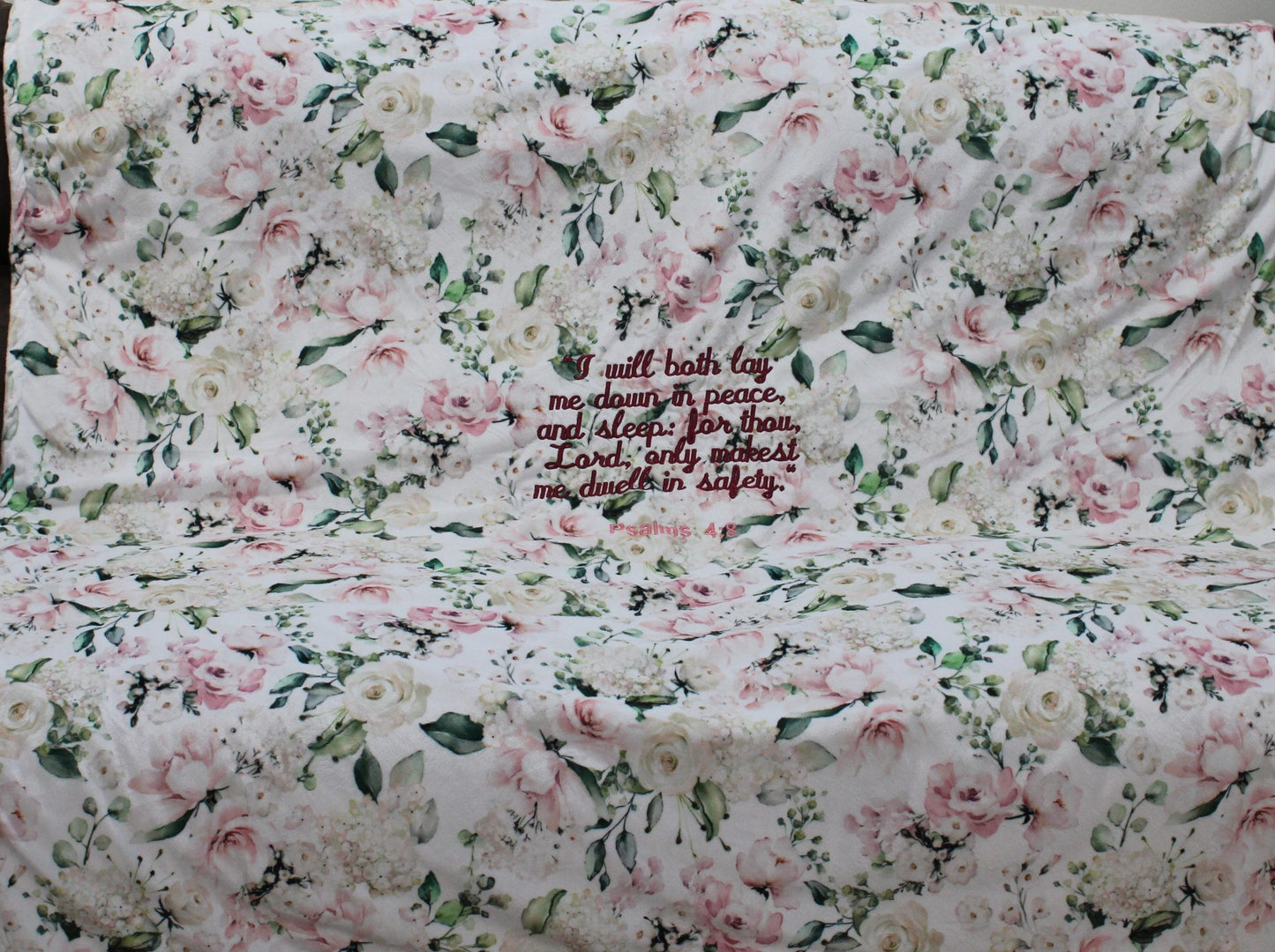 SO SOFT Cuddle Personalized/KJV Embroidered Blankets!