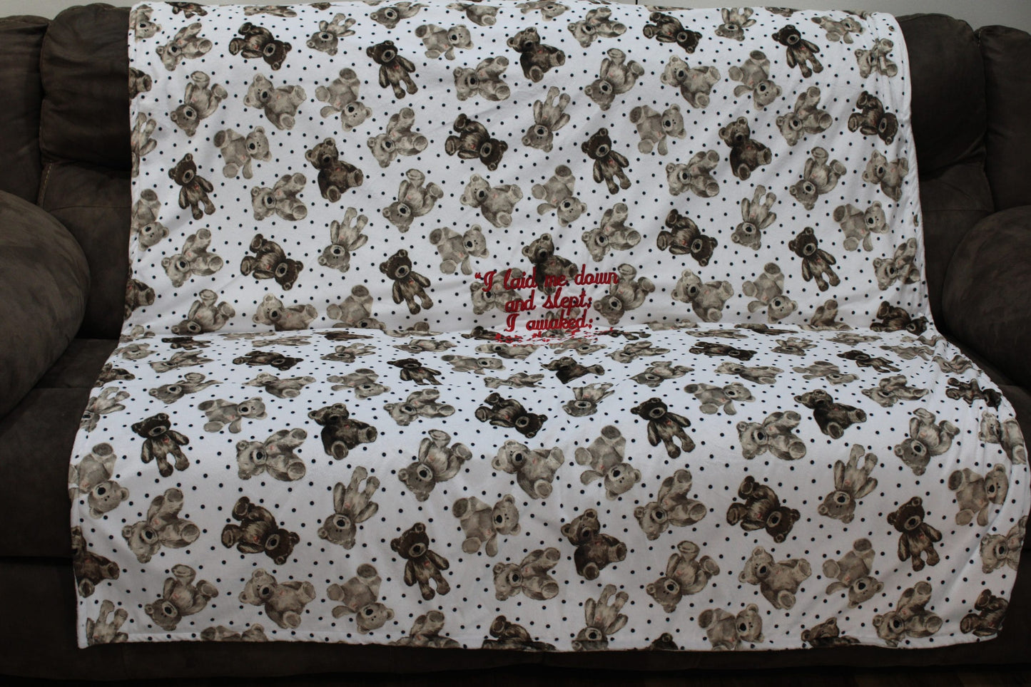 SO SOFT Cuddle Personalized/KJV Embroidered Blankets!