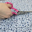 Little Flock Sewing High Quality 8" Professional Tailor Scissors- Pink Floral