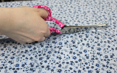 Little Flock Sewing High Quality 8" Professional Tailor Scissors- Pink Floral
