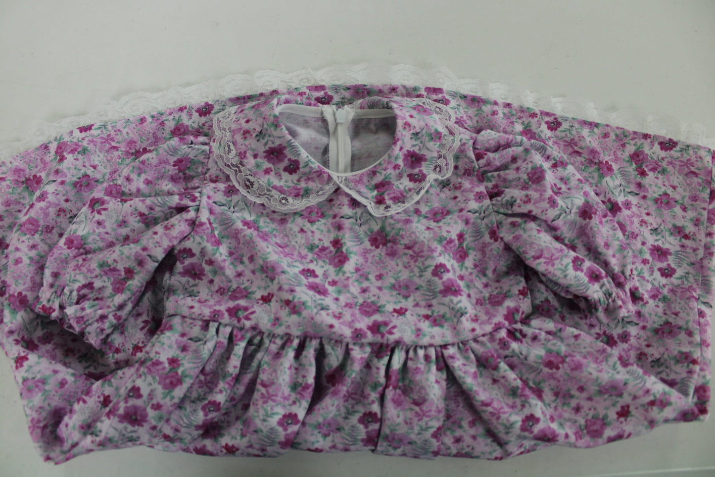 Girl's Lacy Modest Dress