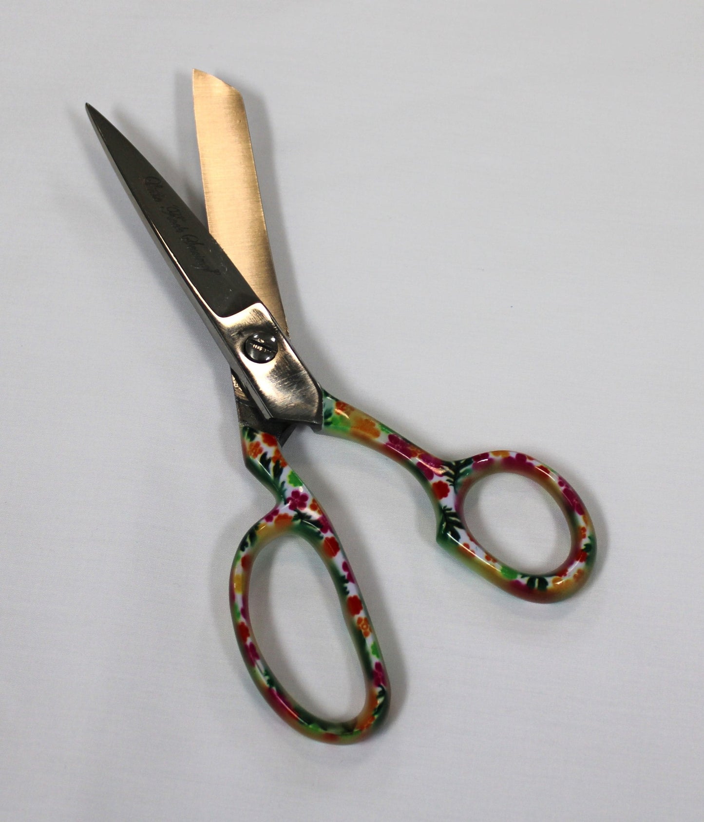Little Flock Sewing High Quality 8" Professional Tailor Scissors- Country Floral