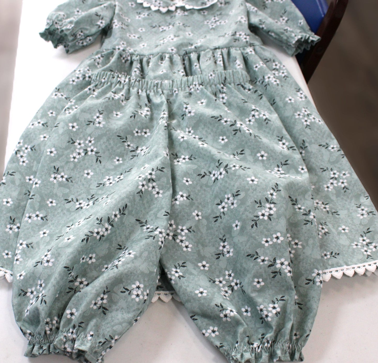 Girl's Lacy Modest Dress