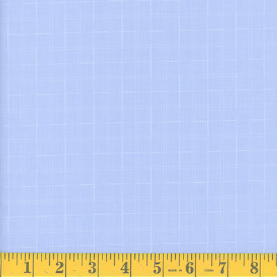 Sima Airy Blue with Plaid Polyester Dress Fabric