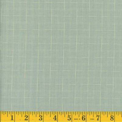 Sima Aqua Grey with Plaid Polyester Fabric