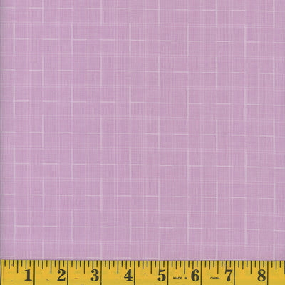Sima Orchid with Plaid Polyester Fabric