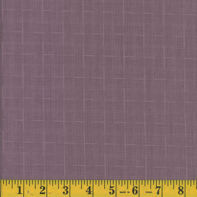 Mauve with Plaid Polyester Dress Fabric