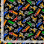 Timeless Treasures Construction Vehicles Tossed Quilting Cotton Fabric- Black