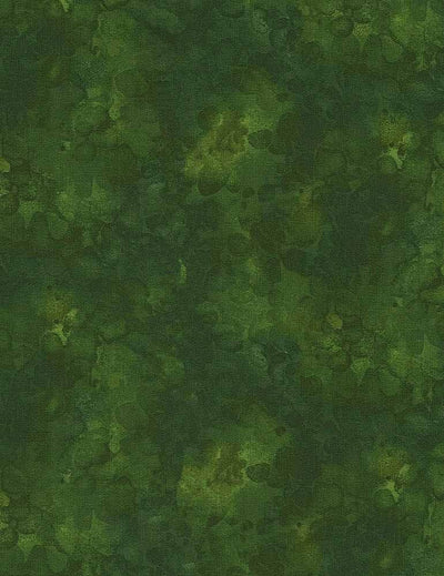 Timeless Treasures Solid-ish Watercolor Texture Quilting Cotton Fabric- Forest