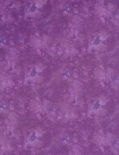 Timeless Treasures Solid-ish Watercolor Texture Quilting Cotton Fabric- Grape