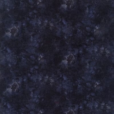 Timeless Treasures Solid-ish Watercolor Texture Quilting Cotton Fabric- Jet