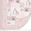 Riley Blake Pink Safari Stargazing Panel (29 3/4" x 35 1/2") Double Lush Velvet - No Fray Edge