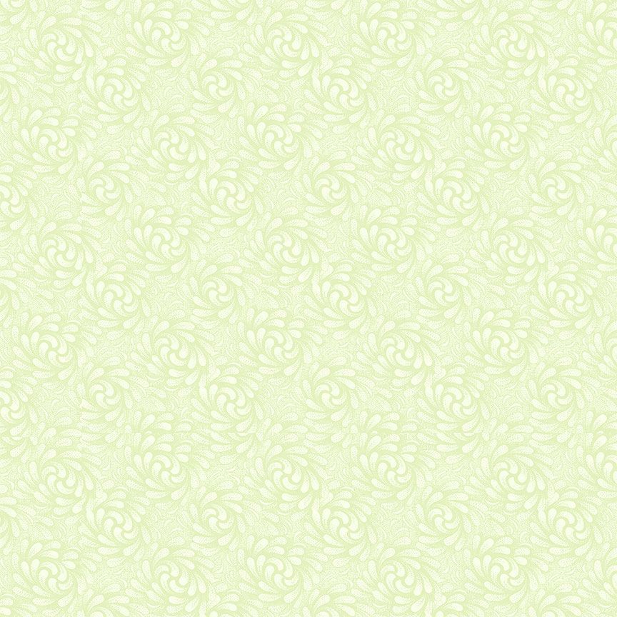 Timeless Treasures Cottage Charm Swirls Reverse Quilting Cotton Fabric- Spring