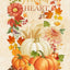 Timeless Treasures Gather With a Grateful Heart Harvest Gather 24" Panel Quilting Cotton Fabric- Cream
