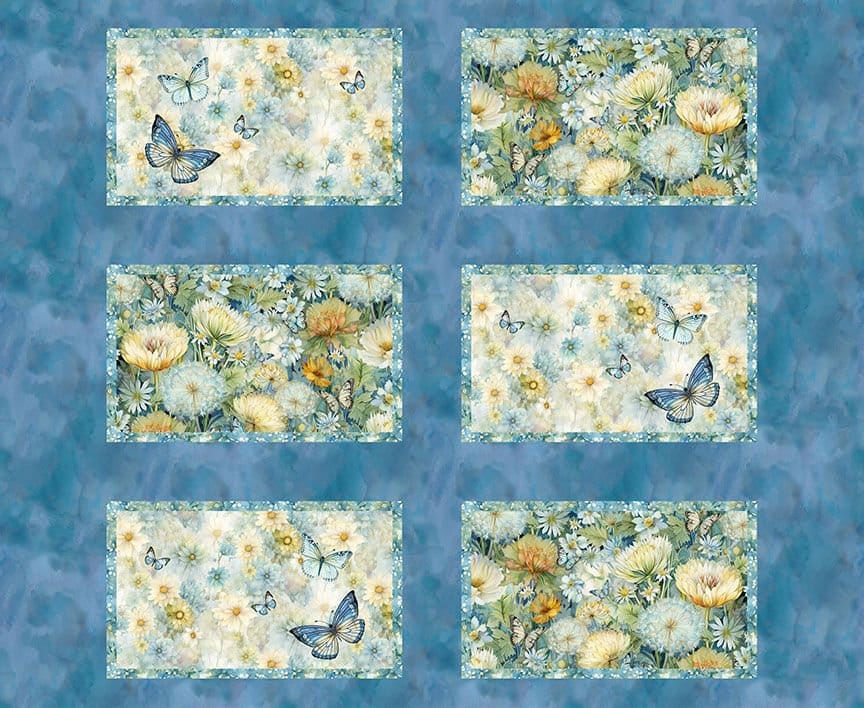 Timeless Treasures Forest Whisper 36" Placemat Panel Quilting Cotton Fabric- Whisper