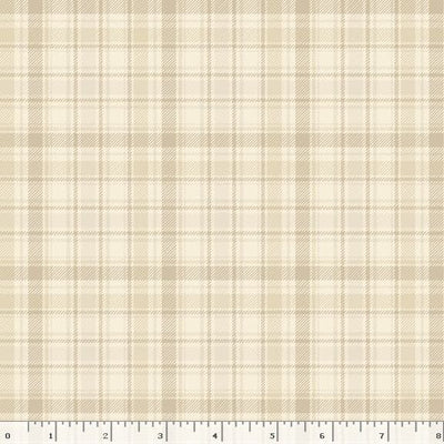 Marcus Fabrics Toolbox Primo Plaids Quilting Cotton Flannel- Beige