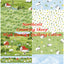 Northcott Counting Sheep Flower Toss Quilting Cotton Fabric- White Multi