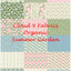 Organic Cloud 9 Fabrics Summer Garden Petal Reverie Organic Quilting Cotton Fabric- Green