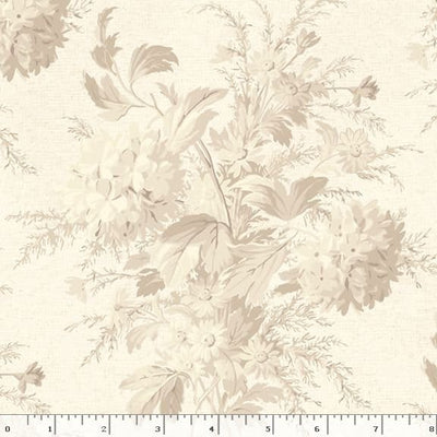 Marcus Fabrics Franklin House Bouquet 108" Quilt Backing- Cream