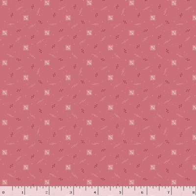 Marcus Fabrics Shades of Romance Geo Quilting Cotton Fabric- Pink