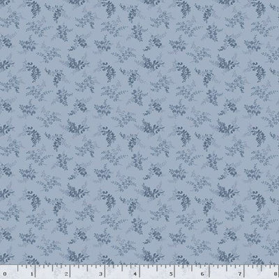 Marcus Fabrics Grace Elizabeth Sprigs Quilting Cotton Fabric- Blue
