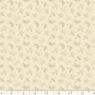 Marcus Fabrics Grace Elizabeth Sprigs Quilting Cotton Fabric- Cream