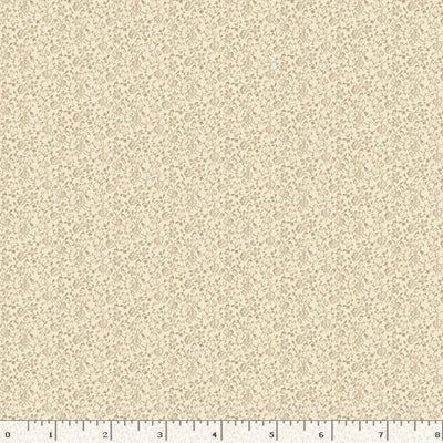 Marcus Fabrics Grace Elizabeth Petite Flowers Quilting Cotton Fabric- Cream