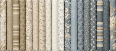 Marcus Fabrics Franklin House Pin Quilting Cotton Fabric- Tan