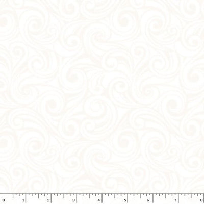 Marcus Fabrics Tea for Two Swirls Quilting Cotton Fabric- Cream