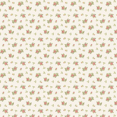 Marcus Fabrics First Blush Rose Buds Quilting Cotton Fabric- Cream
