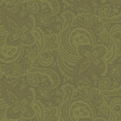 Marcus Fabrics First Blush Paisley Quilting Cotton Fabric- Green
